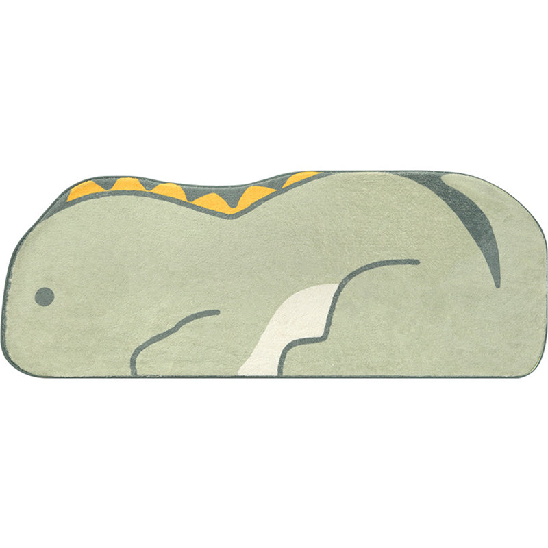 Lisslune | New Cartoon Animal Rug Multicolored Soothing Rug Synthetic Stain Resistant Non-Slip Rug for Children's Room