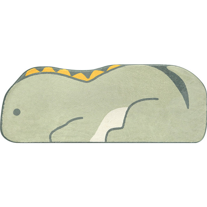 Lisslune | New Cartoon Animal Rug Multicolored Soothing Rug Synthetic Stain Resistant Non-Slip Rug for Children's Room