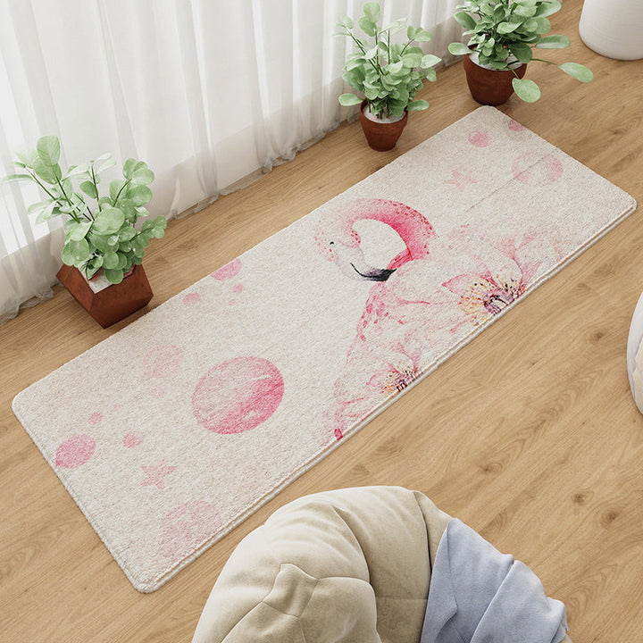 Lisslune | Beautiful Relaxation Carpet Multicolored Cartoon Animal Print Carpet Pet Friendly Easy Care Area Rug for the Children's Room