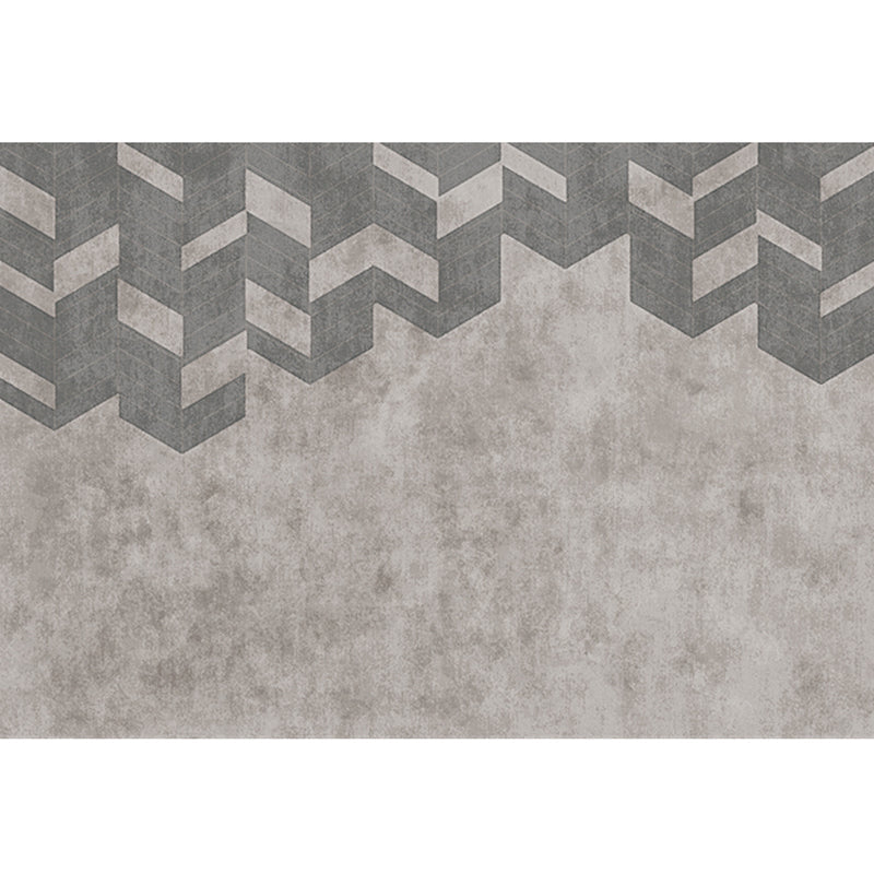 Lisslune | Unique geometric patterned rug Multicolor cotton blend rug Non-slip backing Easy-care area rug for the bedroom