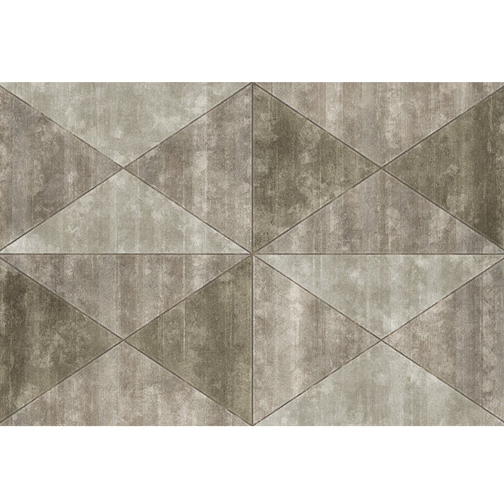 Lisslune | Unique geometric patterned rug Multicolor cotton blend rug Non-slip backing Easy-care area rug for the bedroom