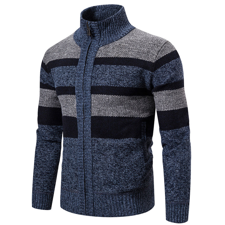 Men's cardigan with modern stand-up collar Lisslune