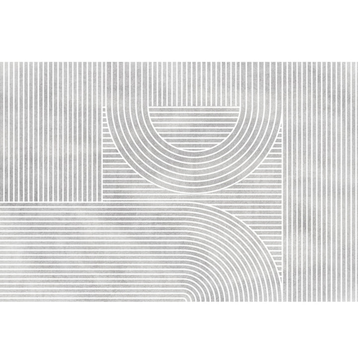 Lisslune | Creative Abstract Printed Carpet Multicolored Polypropylene Indoor Carpet Pet-Friendly Non-Slip Carpet for Rooms