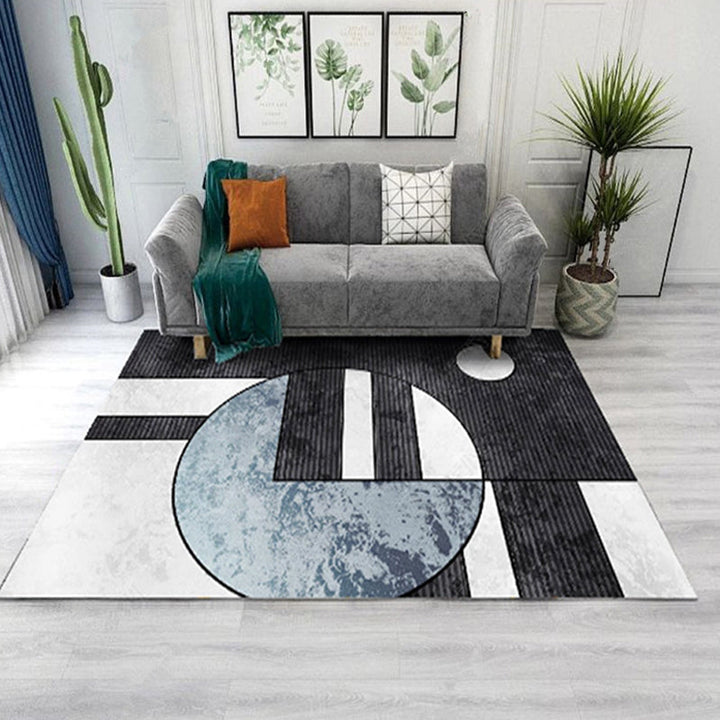 Lisslune | Living Room Rug Western Abstract Pattern Rug Polypropylene Rug