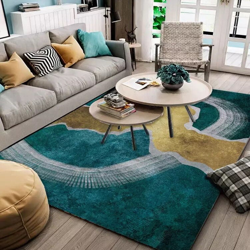 Lisslune | Living Room Rug Western Abstract Pattern Rug Polypropylene Rug