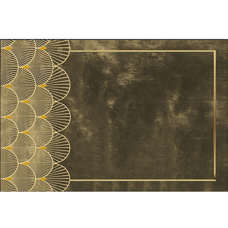 Lisslune | Living Room Rug Western Abstract Pattern Rug Polypropylene Rug