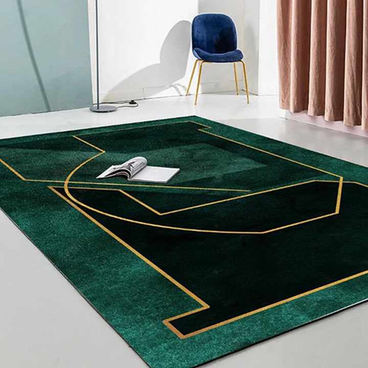 Lisslune | Living Room Rug Western Abstract Pattern Rug Polypropylene Rug
