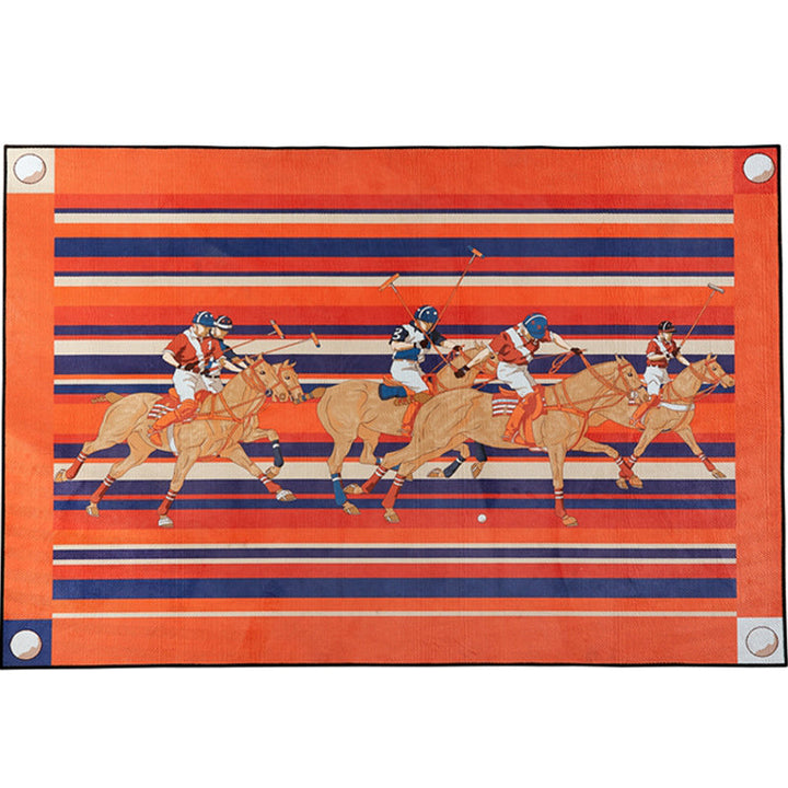 Lisslune | Classic Animal Print Rug Multicolored Polyester Indoor Rug Non-Slip Back Washable Rug for the Bedroom
