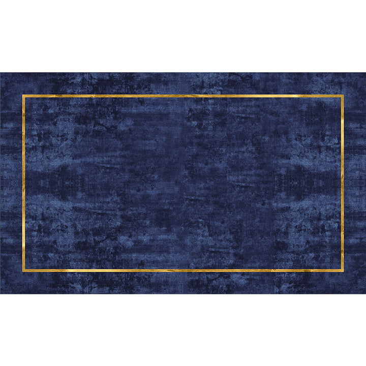 Lisslune | Modern Living Room Rug Multicolored Geometric Pattern Rug Cotton Blend Non-Slip Back Pet-Friendly Rug