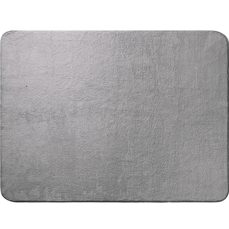 Lisslune | Relaxed Bedroom Rug Multicolored Simple Rug Lambswool Non-Slip Back Easy to Care for Washable Indoor Rug