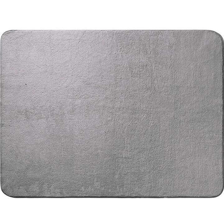 Lisslune | Relaxed Bedroom Rug Multicolored Simple Rug Lambswool Non-Slip Back Easy to Care for Washable Indoor Rug