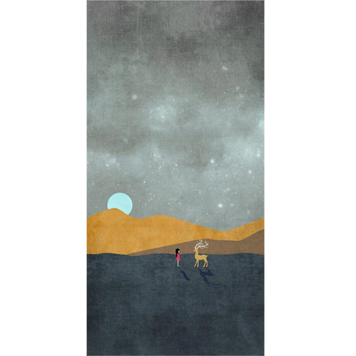 Lisslune | Multicolored Bedroom Rug Western Color Block Area Rug Polyester Easy Care Machine Washable Indoor Carpet