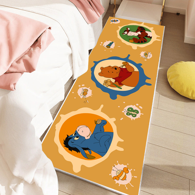 Lisslune | Beautiful children's room rug Multicolored fairy tale pattern rug Polyester Non-slip Washable Pet-friendly rug