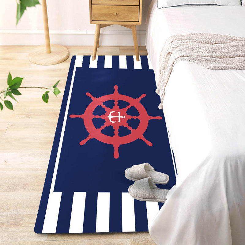 Lisslune | Beautiful children's room rug Multicolored fairy tale pattern rug Polyester Non-slip Washable Pet-friendly rug