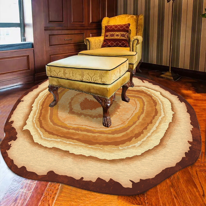 Lisslune | New Arrival Multicolored Nordic Rug Synthetic Geometric Pattern Rug Non-Slip Stain Resistant Rug for Bedroom