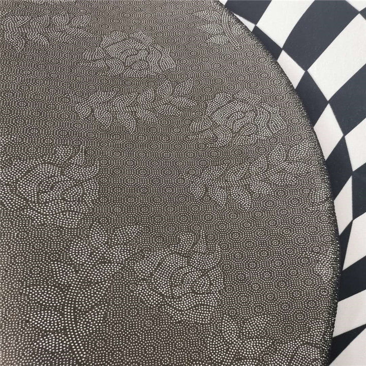 Lisslune | Casual 3D Geo Rug Black-White Creative Area Rug Polyester Non-Slip Back Machine Washable Indoor Rug for Bathroom