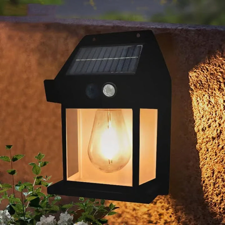 Lisslune | Elegant Outdoor Solar Wall Light with Motion Sensor