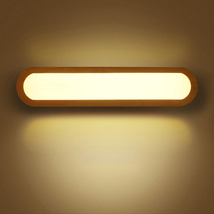 Lisslune | Elongated oval bedroom washbasin light acrylic contemporary LED wall lamp light