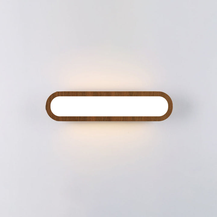 Lisslune | Elongated oval bedroom washbasin light acrylic contemporary LED wall lamp light