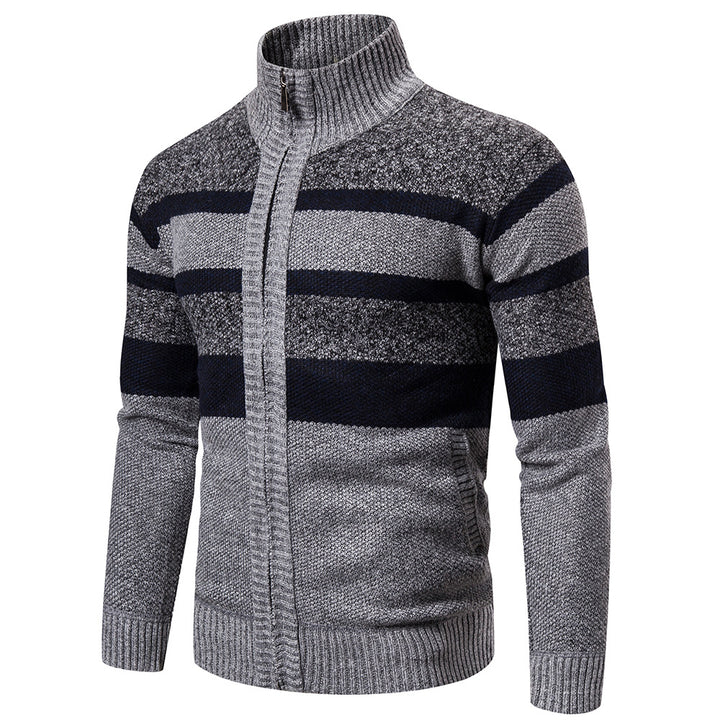 Men's cardigan with modern stand-up collar Lisslune