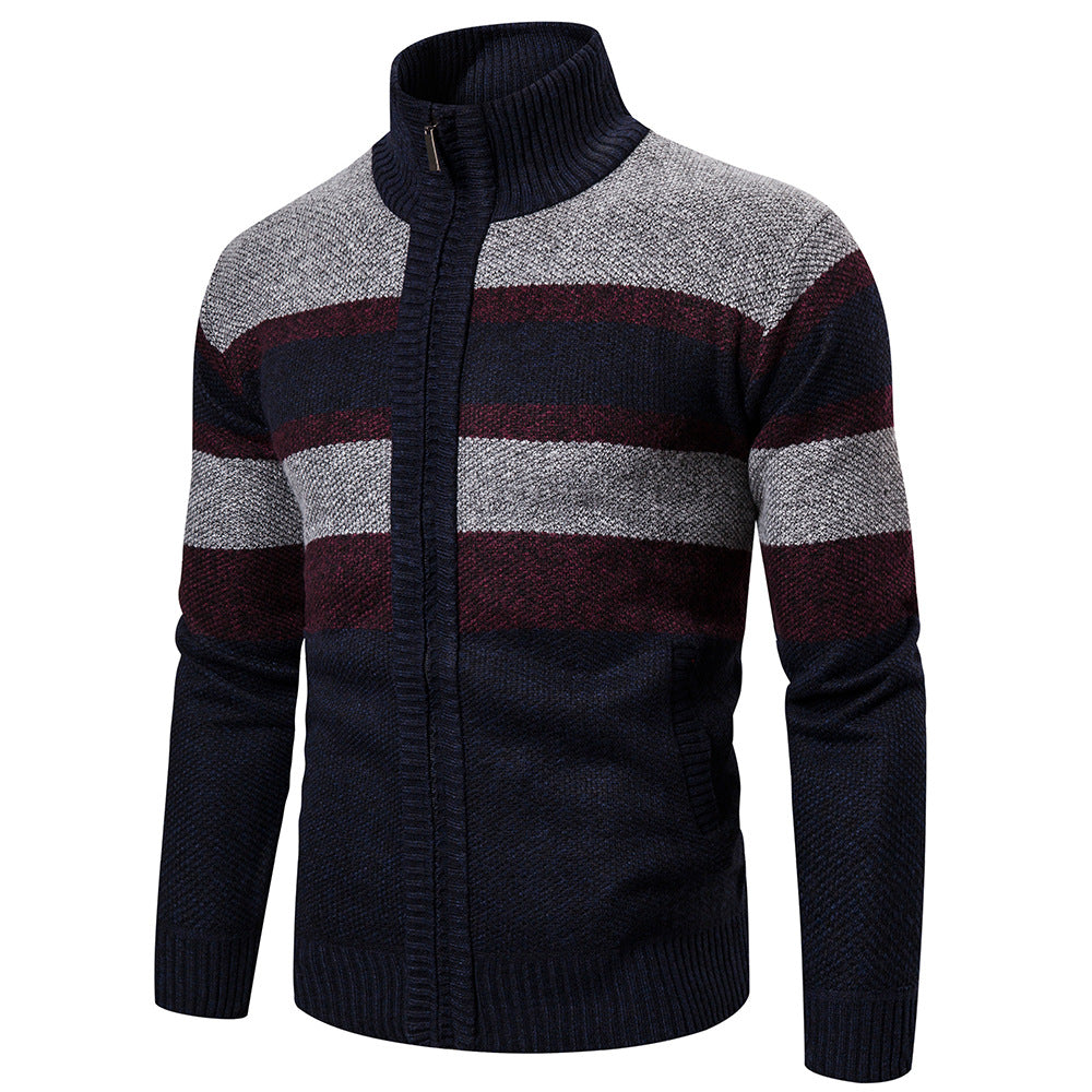 Men's cardigan with modern stand-up collar Lisslune