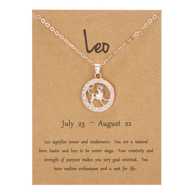 Lisslune | Constellation Rose Gold Animal Necklace