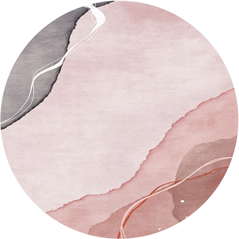 Lisslune | Creative Bedroom Rug Multicolored Color Differentiated Rug Polypropylene Washable Pet Friendly Non-Slip Rug