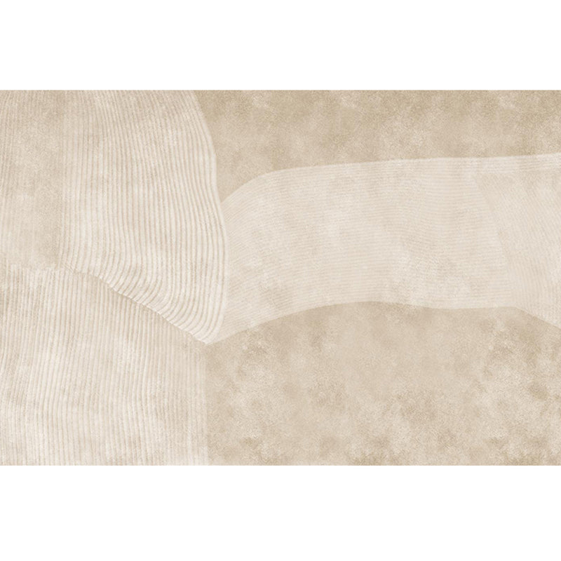 Lisslune | Creative Decor Rug Apricot Abstract Printed Area Rug Polypropylene Non-Slip Backing Pet Friendly Rug