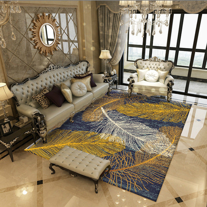 Lisslune | Luxury Living Room Rug Multi Color Plant Indoor Rug Synthetic Easy Care Machine Washable Rug