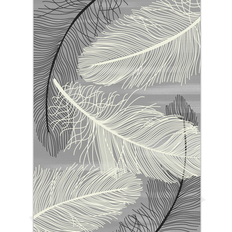Lisslune | Luxury Living Room Rug Multi Color Plant Indoor Rug Synthetic Easy Care Machine Washable Rug