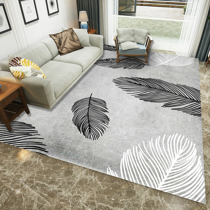 Lisslune | Luxury Living Room Rug Multi Color Plant Indoor Rug Synthetic Easy Care Machine Washable Rug