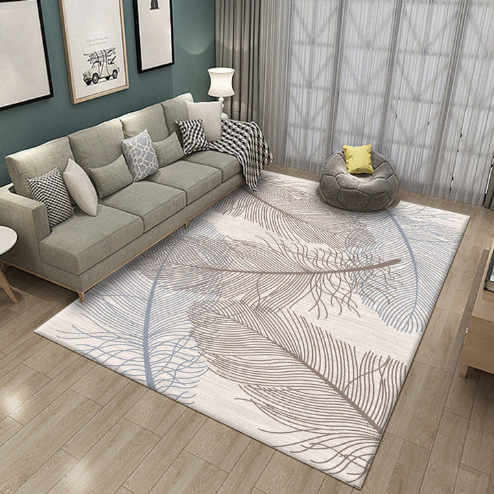 Lisslune | Luxury Living Room Rug Multi Color Plant Indoor Rug Synthetic Easy Care Machine Washable Rug