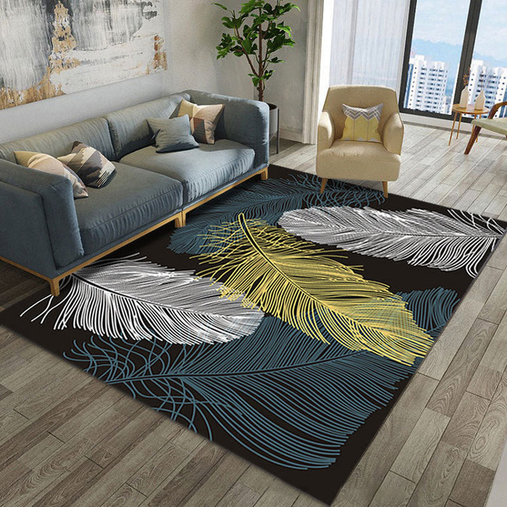 Lisslune | Luxury Living Room Rug Multi Color Plant Indoor Rug Synthetic Easy Care Machine Washable Rug
