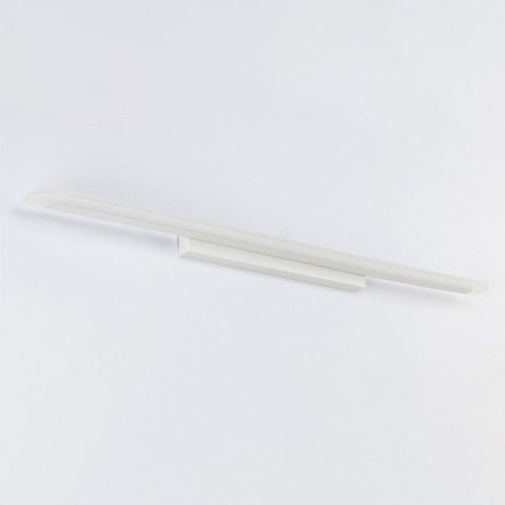 Lisslune | Linear Shaped Bathroom Wall Lamp Acrylic Simplicity LED Vanity Fixture in White