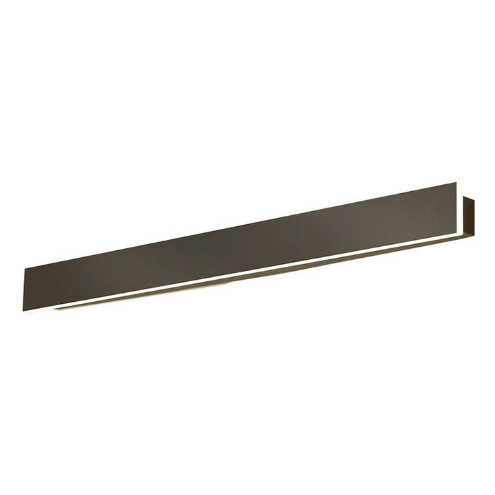 Skørter | Aluminum linear shaped LED wall lighting contemporary black wall lamp fixture for the living room