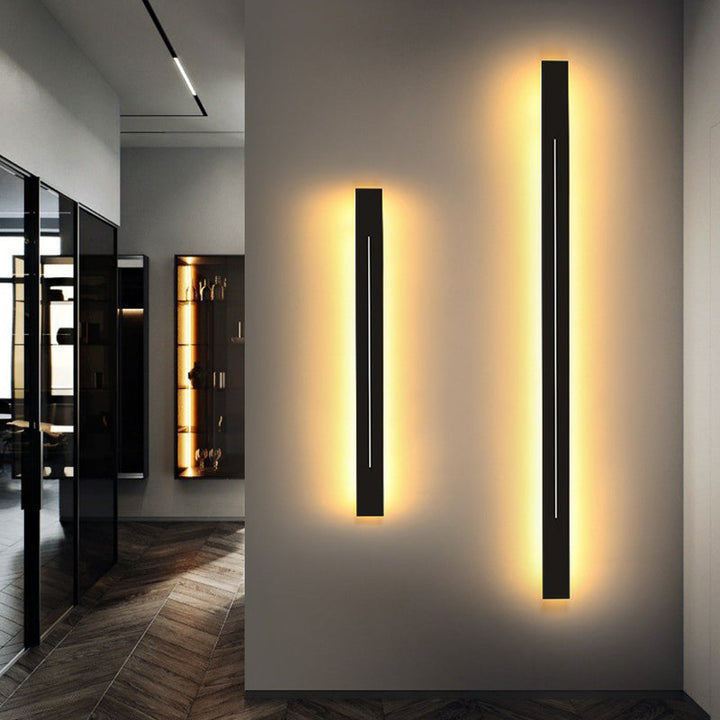 Lisslune | Rectangular linear living room wall light acrylic modern LED wall lamp