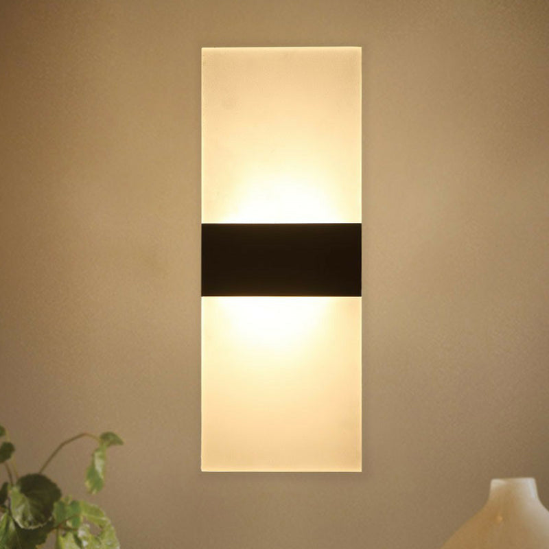 Lisslune | Rectangular LED Wall Light Simplicity Acrylic Hallway Wall Light Lighting