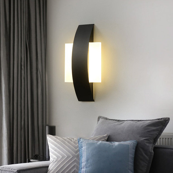 Lisslune | Geometric Living Room Wall Light Light Acrylic Minimalist LED Wall Mount Lighting