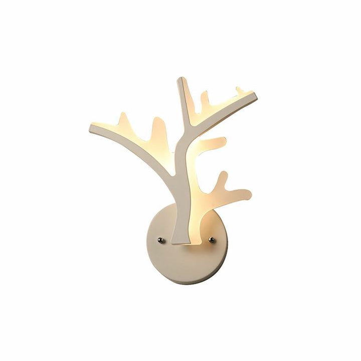 Lisslune | Modern Antler-Shaped Wall Light Acrylic Hallway Wall Lights in White