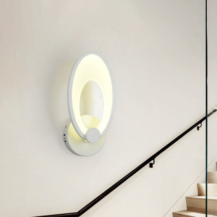 Lisslune | Rabbit Ears LED Wall Light Contemporary Acrylic Bedroom Wall Light in White