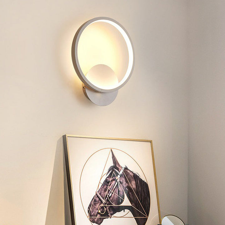 Lisslune | Shadow Wall Sconces Nordic Style Acrylic Corridor LED Wall Lamp Fixture in White