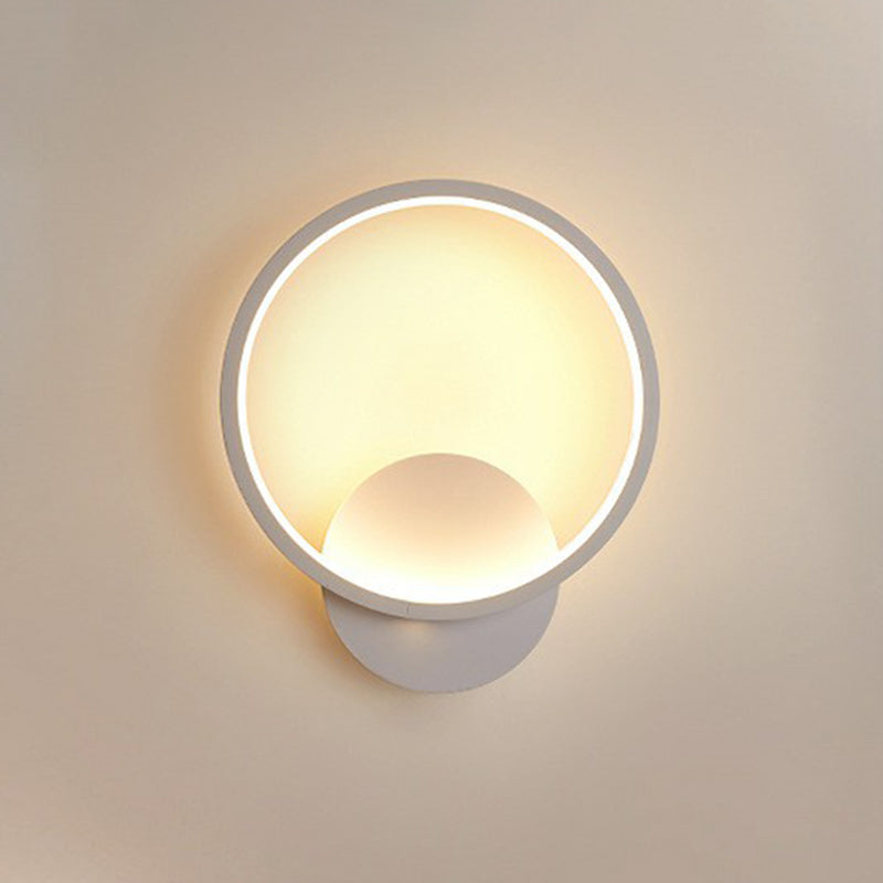 Lisslune | Shadow Wall Sconces Nordic Style Acrylic Corridor LED Wall Lamp Fixture in White