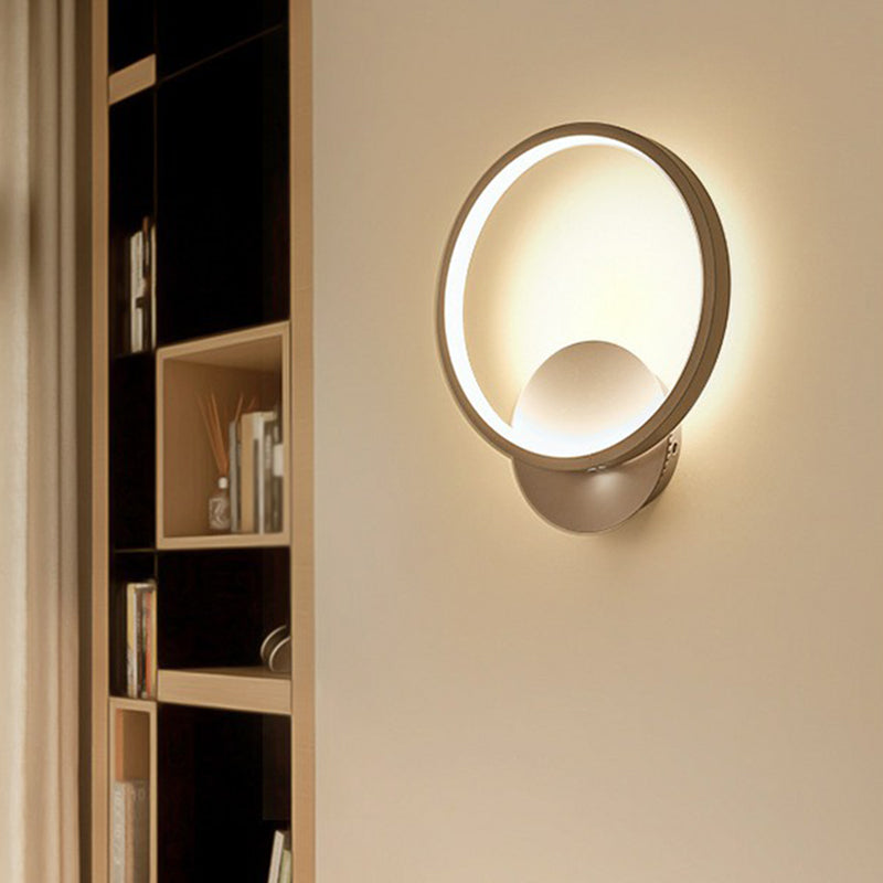 Lisslune | Shadow Wall Sconces Nordic Style Acrylic Corridor LED Wall Lamp Fixture in White