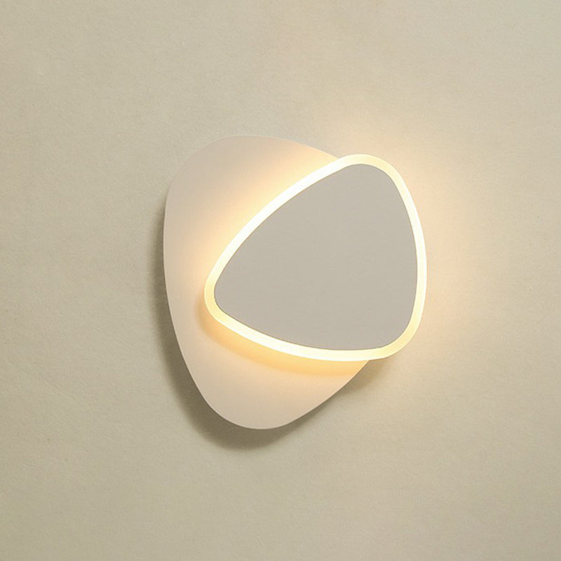 Lisslune | Shadow Wall Sconces Nordic Style Acrylic Corridor LED Wall Lamp Fixture in White