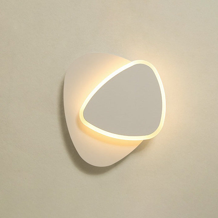 Lisslune | Shadow Wall Sconces Nordic Style Acrylic Corridor LED Wall Lamp Fixture in White