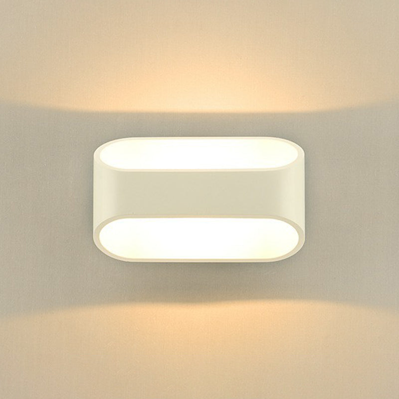 Lisslune | Shadow Wall Sconces Nordic Style Acrylic Corridor LED Wall Lamp Fixture in White