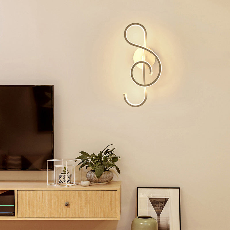 Lisslune | Music note living room LED wall-mounted light acrylic modern style wall light lamp