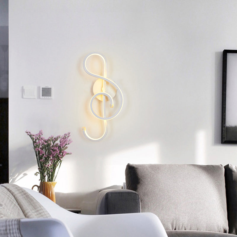 Lisslune | Music note living room LED wall-mounted light acrylic modern style wall light lamp