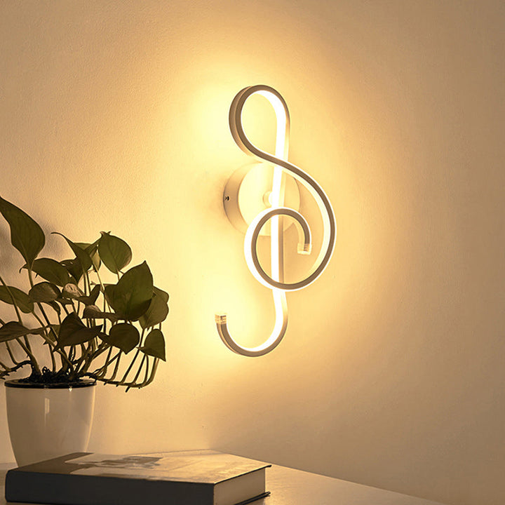Lisslune | Music note living room LED wall-mounted light acrylic modern style wall light lamp