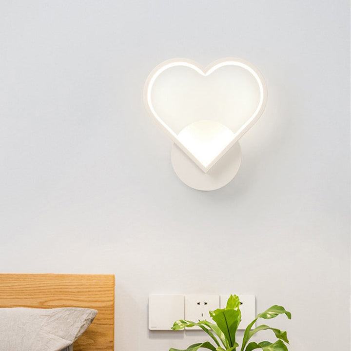 Lisslune | Geometric Wall Spotlight Contemporary Aluminium Bedside LED Wall Light